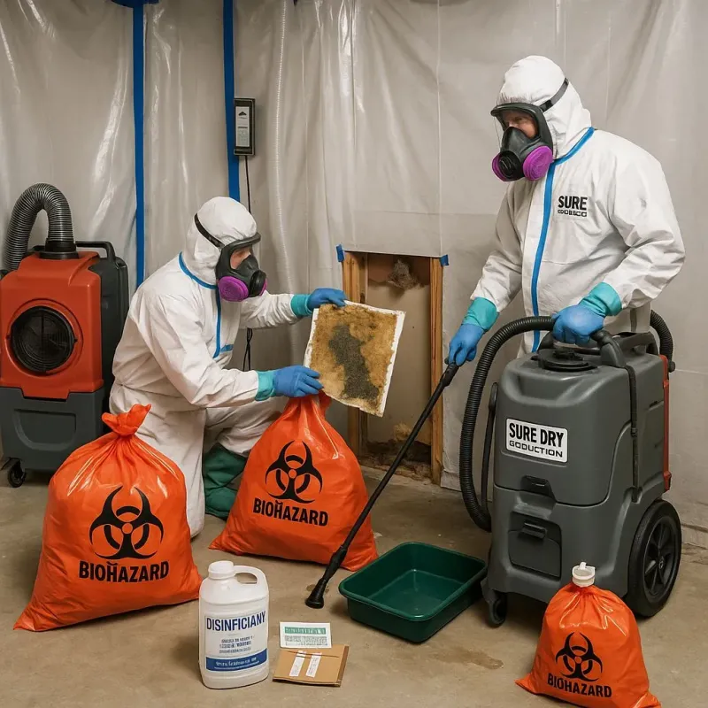Contaminated Water Handling Protocols process in Stark County, ND