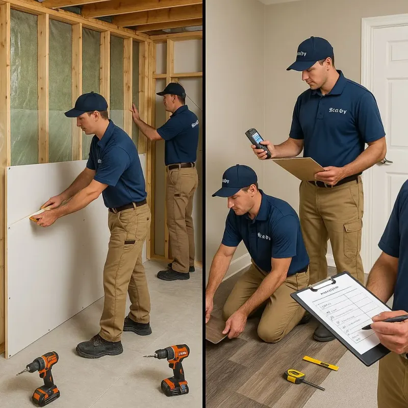 Repairs and Reconstruction process in Stark County, ND